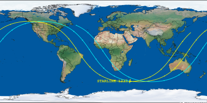 STARLINK-1237 (ID 45192) Reentry Prediction Image