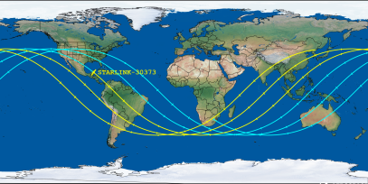 STARLINK-30373 (ID 57790) Reentry Prediction Image