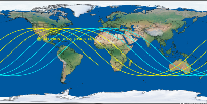 ELECTRON KICK STAGE R/B (ID 64341) Reentry Prediction Image