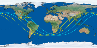STARLINK-4801 (ID 54825) Reentry Prediction Image