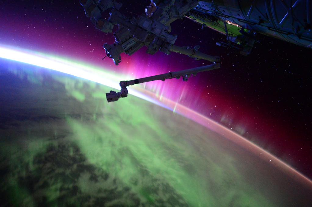 Aurora Borealis from the ISS