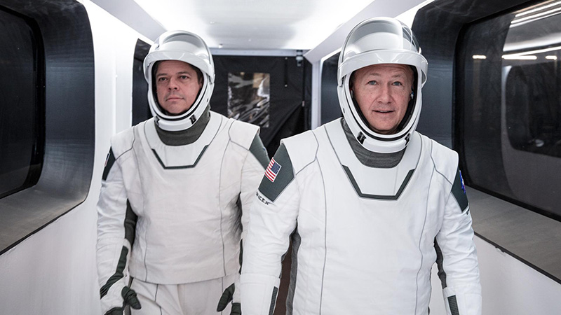 Demo-2 Astronauts Bob Behnken + Doug Hurley 2 (Cropped 2)