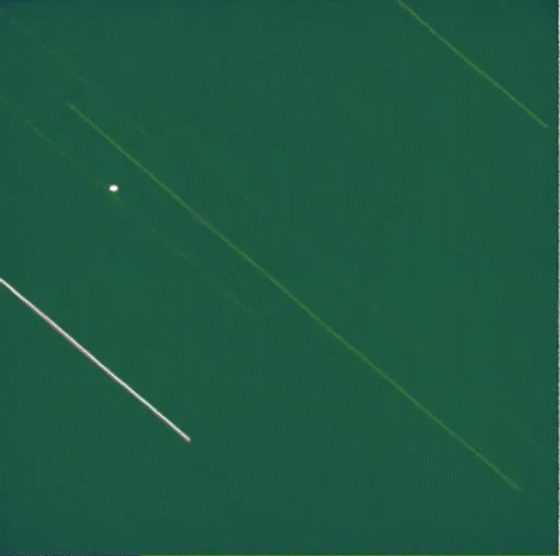 A sample of tracking imagery on COSMOS2499.