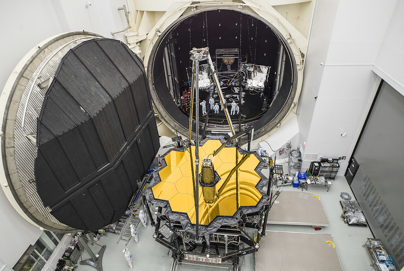 Webb Telescope Emerges from Chamber A After Cryogenic Testing