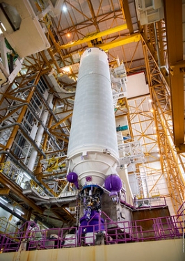 Webb’s Ariane 5 core stage made ready