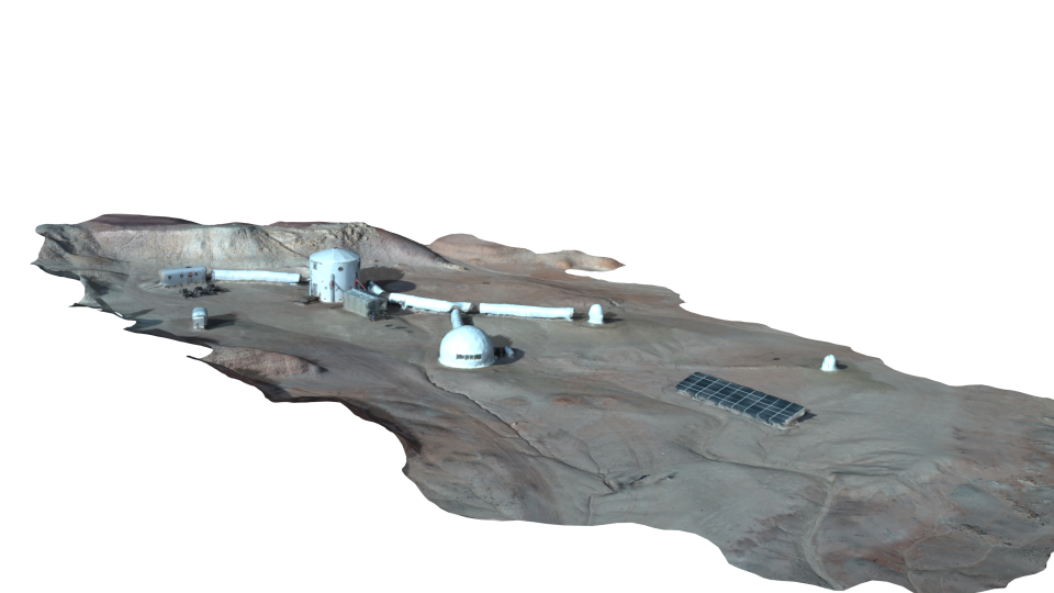 MDRS 3D model from drone photogrammetry