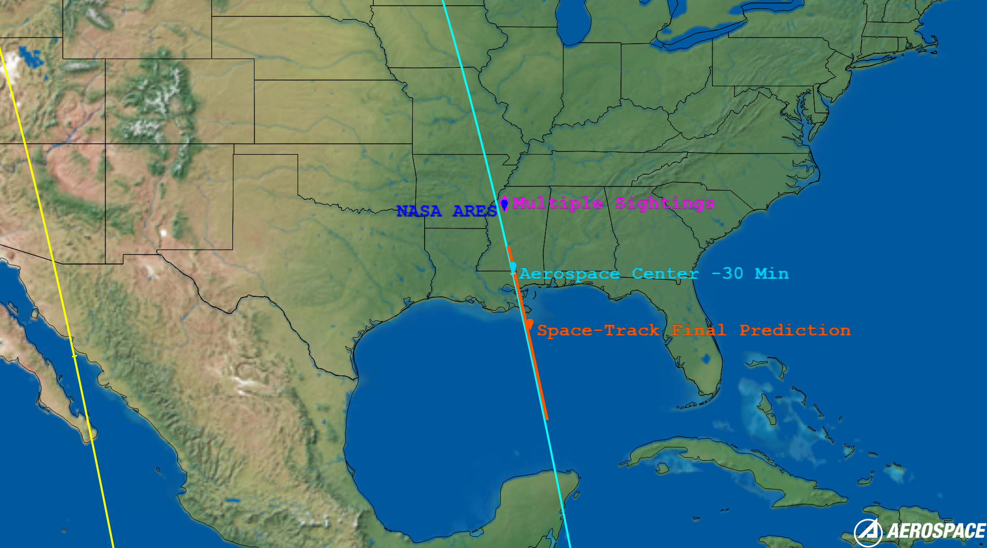 SUPERVIEW-1 02 (ID 41908) Reentry Sighting Image