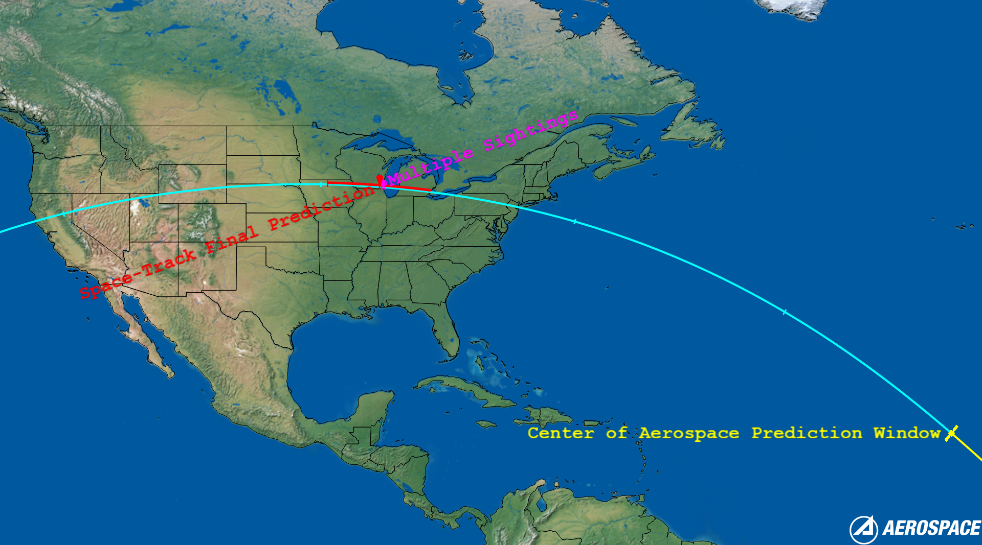 STARLINK-5693 (ID 55482) Reentry Sighting Image