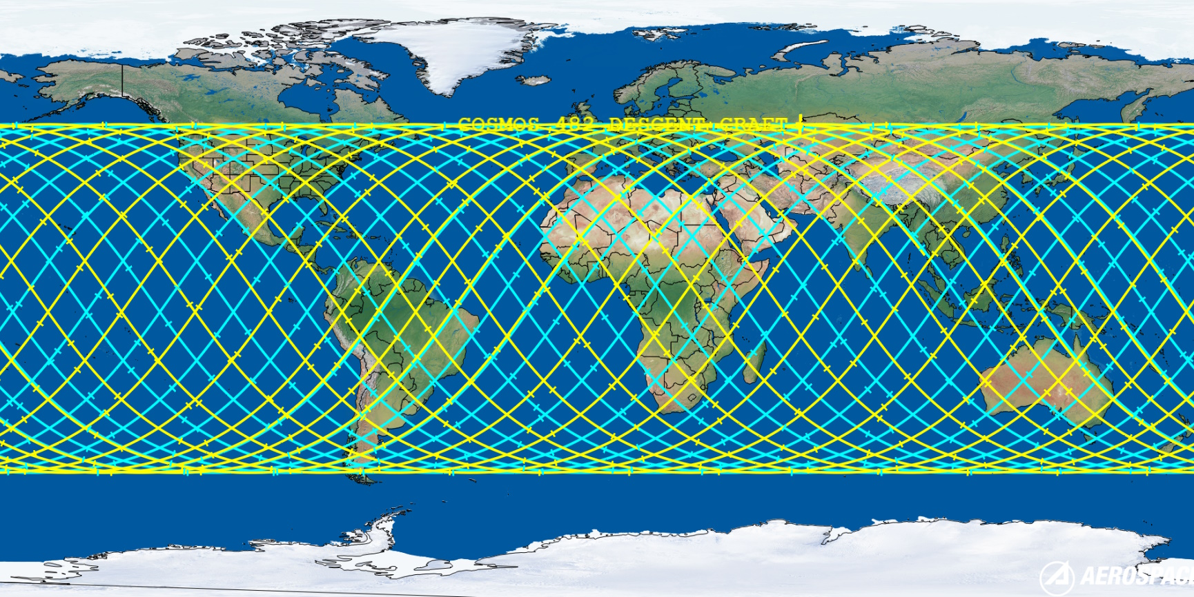 CORDS prediction of Venera 5 descent as of March 5