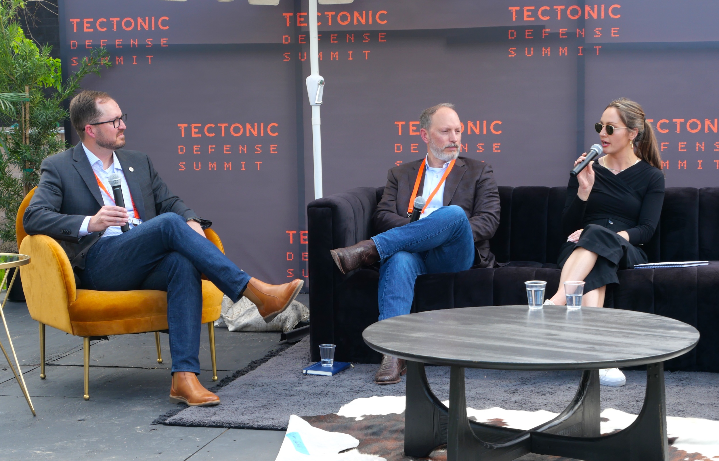 Brian Cameron and panelists at Tectonic Defense Summit