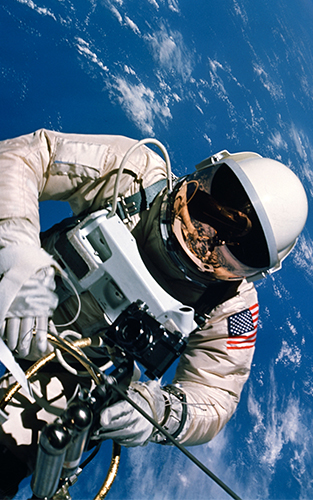 NASA Astronaut Ed White made history on June 3, 1965, when he floated out of the hatch of his Gemini 4 capsule into the void of space