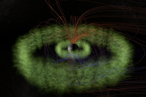 Space radiation picture