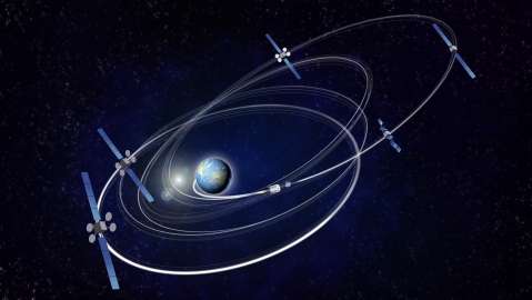 AdobeStock_Satellites orbiting earth