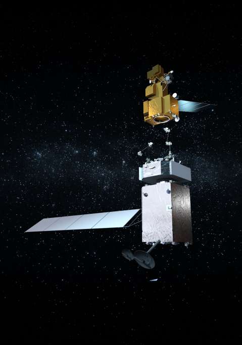 Satellites performing on-orbit servicing