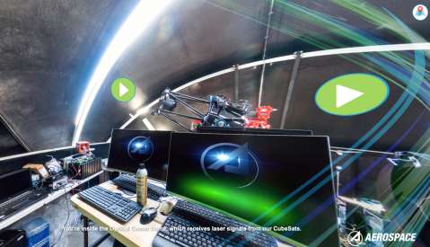 Screen shot of a 360 Lab tour example