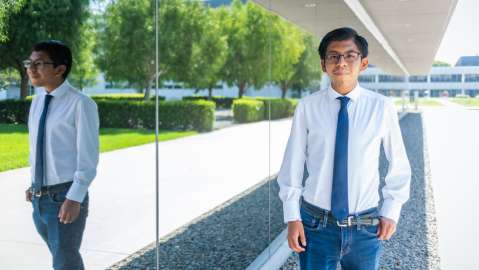Bryan Ovidio Chun, this year’s recipient of this year’s Dr. Wanda M. Austin STEM Scholarship, will be a first-generation college student and hopes to inspire the next generation of STEM leaders.