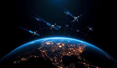 Satellites over Earth