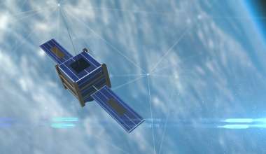 Satellite in orbit