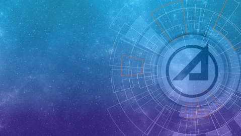 Aerospace Logo blue background