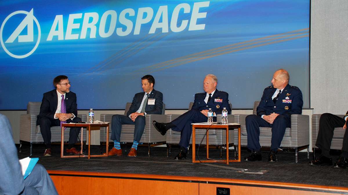 Aerospace's "Mission Assurance Summit" hosted leaders from every major U.S. space program at its Chantilly, Va. campus to discuss the challenges facing the future of space. [Nov. 14, 2019]