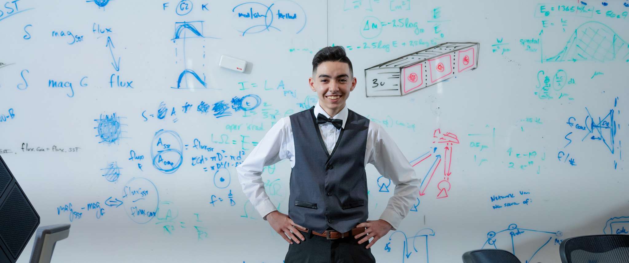 Increasing diversity in STEM is at the core of Aerospace’s outreach initiatives. Programs like the Dr. Wanda M. Austin STEM Scholarship aim to support promising students like 2021 recipient Antonio Garcia.