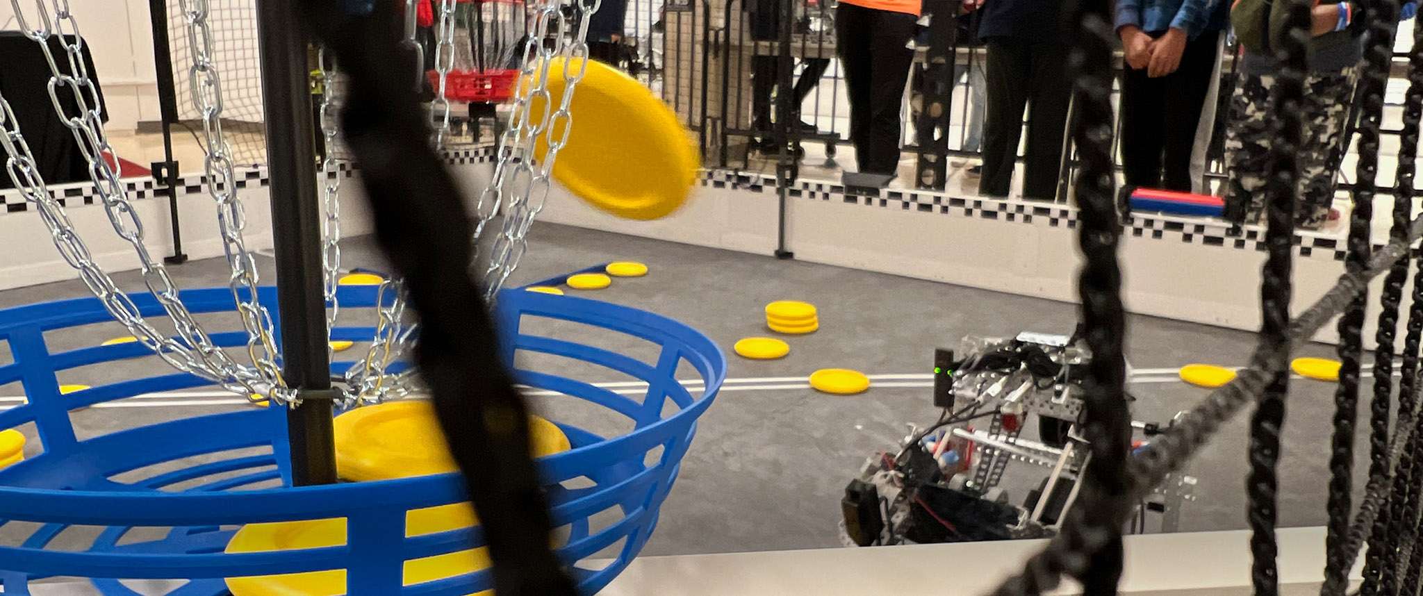 The Aerospace Corporation sponsors employee-led VEX Robotics Competition in Sterling, Virginia.