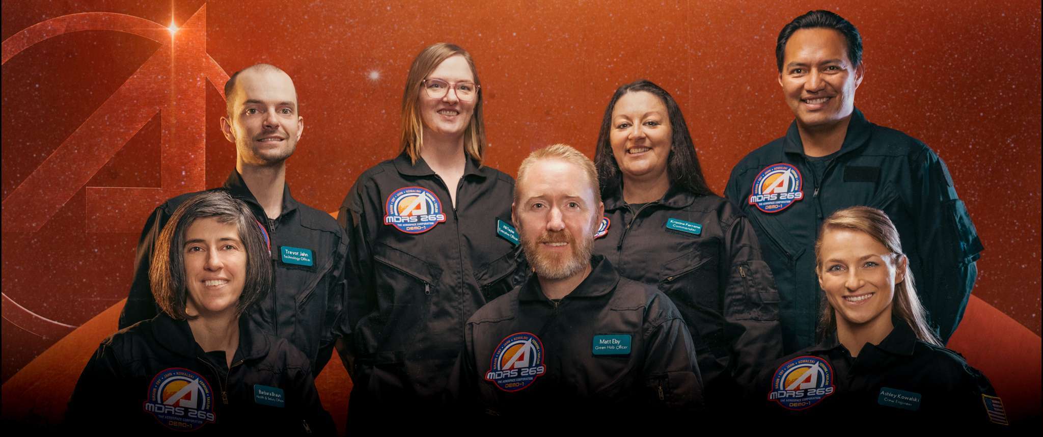 The six-person MDRS Crew 269 is leading the first all-Aerospace crewed analog mission in the corporation's history and intends to bring back valuable lessons learned to help drive Aerospace's human spaceflight expertise.