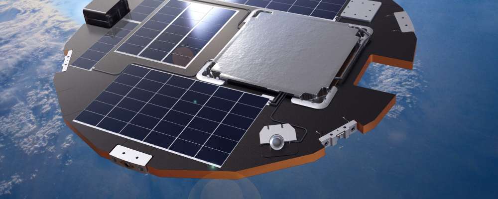 DiskSat in Orbit cropped