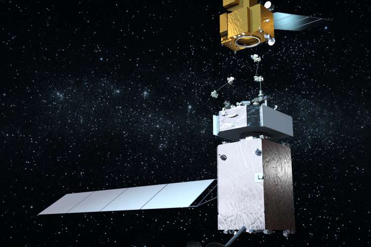 Satellites performing on-orbit servicing