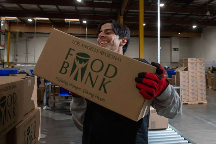 Aerospace LA Food Bank Volunteer