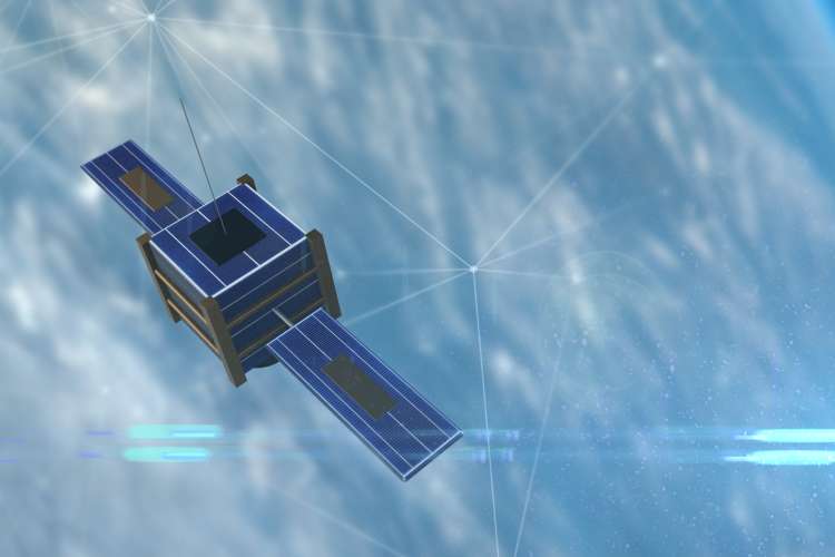 Satellite in orbit