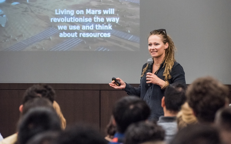 Mars One Hopeful Speaks About One-Way Trip at TecTalk