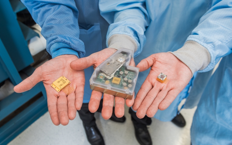 ECP dosimeter chip & payload picture
