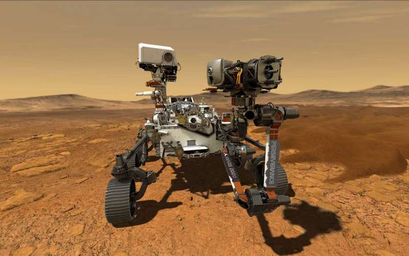 Perseverance Rover on Mars