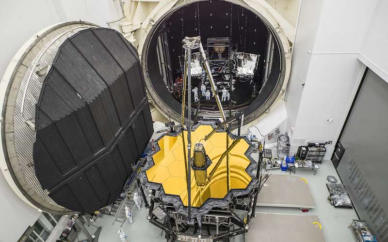 Webb Telescope Emerges from Chamber A After Cryogenic Testing