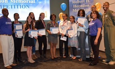 First place winners 2018 Herndon Science Fair in Chantilly