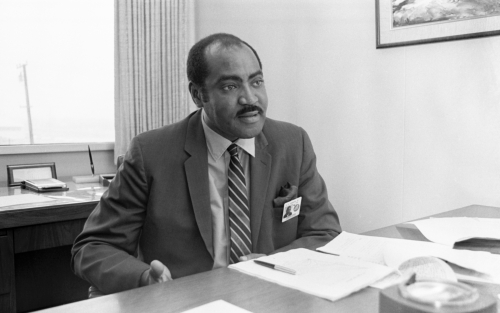 Robert Herndon in his office