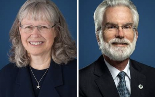 Stephanie L. O'Sullivan and USAF Gen. (ret.) Paul J. Selva