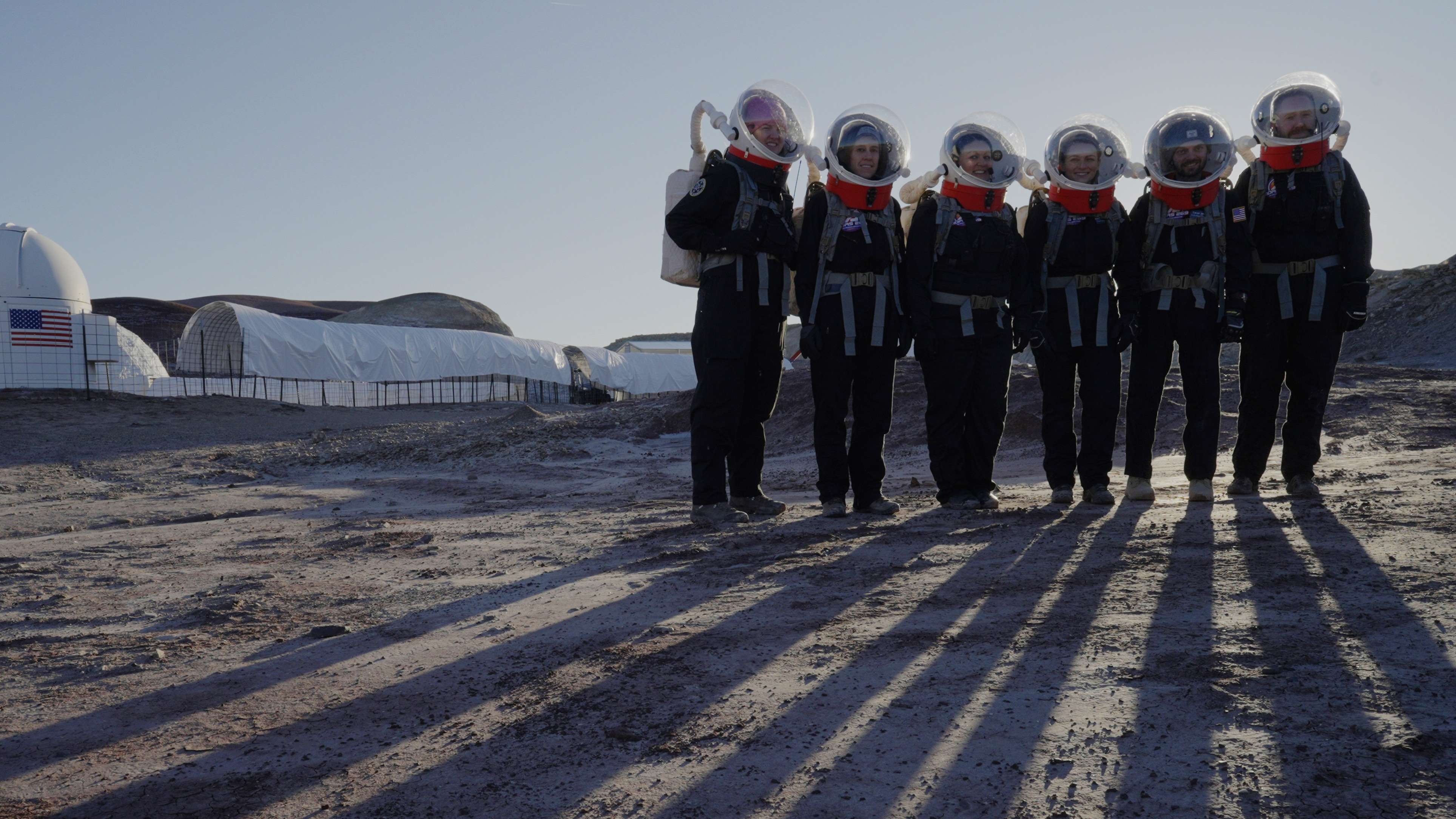 Analog astronauts in the desert