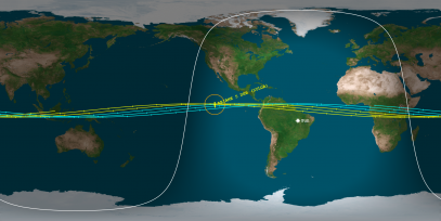 Ariane 5 Debris (SYDLA) (ID#37395) Prediction Ground Track Image