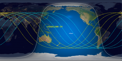 STARLINK-30 (ID 44244) Reentry Prediction Image