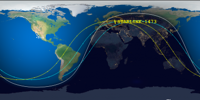 STARLINK-1473 (ID 45737) Reentry Prediction Image