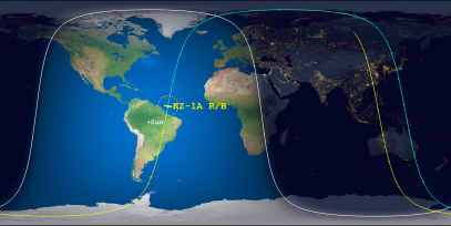 KZ-1A R/B (ID 49257) Reentry Prediction Image