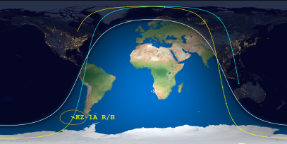 KZ-1A R/B (ID 49502) Reentry Prediction Image