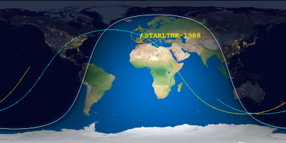 STARLINK-1988 (ID 47584) Reentry Prediction Image