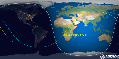 STARLINK-2246 (ID 48590) Reentry Prediction Image