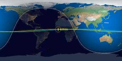 ARIANE 5 DEB (SYLDA) (ID 41031) Reentry Prediction Image