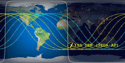 ISS DEB (SEDA-AP) (ID 43870) Reentry Prediction Image