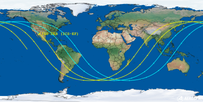 ISS DEB (ICS-EF) (ID 45265) Reentry Prediction Image