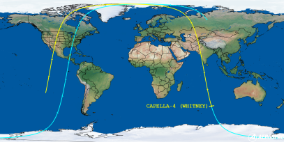 CAPELLA-4 (WHITNEY) (ID 47481) Reentry Prediction Image